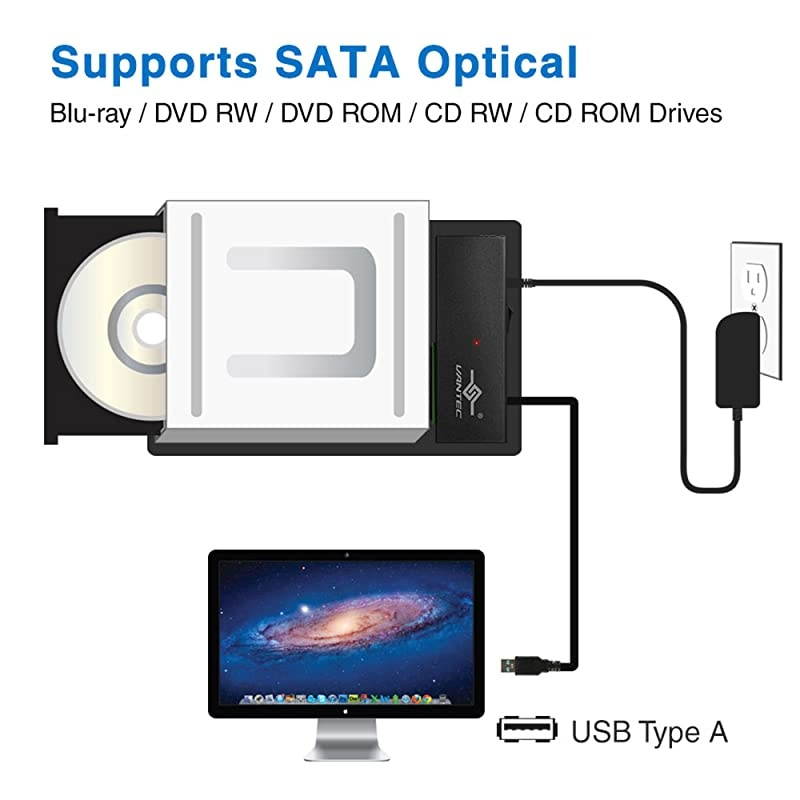 CBST00U3 NexStar USB 30 to SATA 6Gbps OpticalStorage Adapter Black