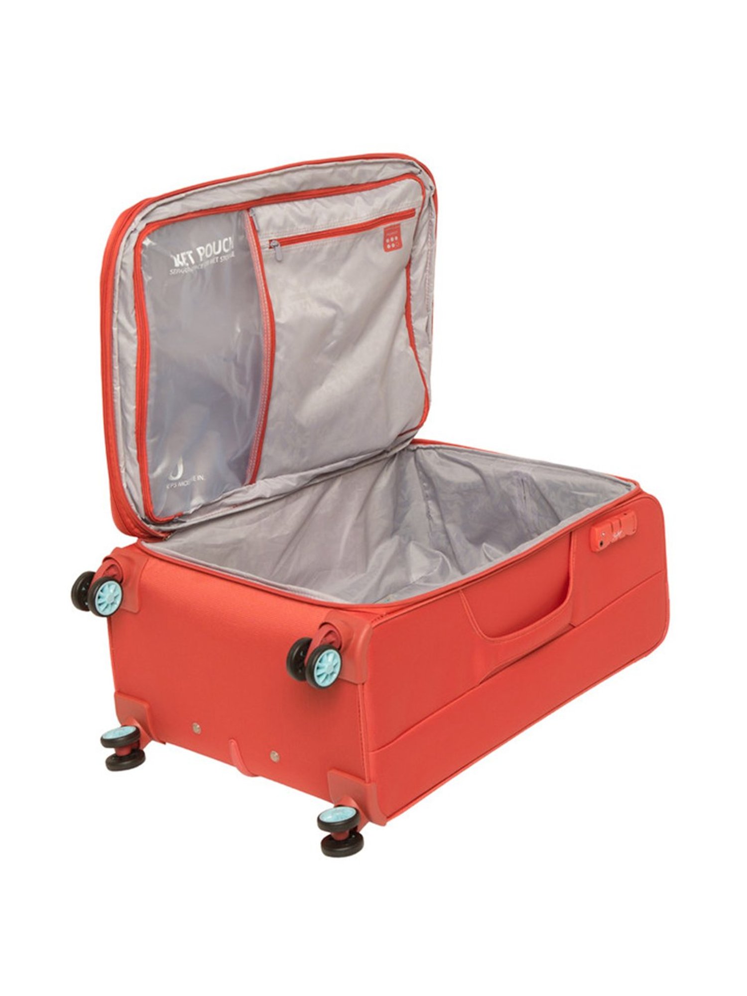 Skybags Vanguard Orange 4 Wheel Medium Soft Cabin Trolley - 46 Inch