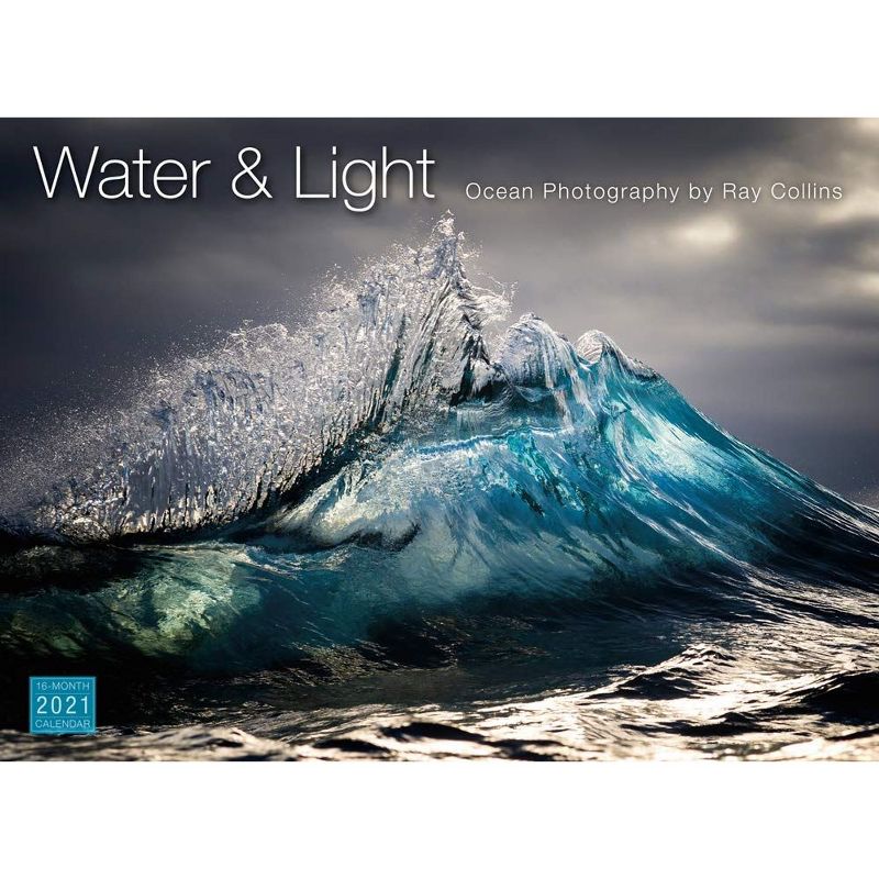 Sellers Publishing 2021 Water & Light: Ocean Photography by Ray Collins 16-Month Wall Calendar Ray Collins