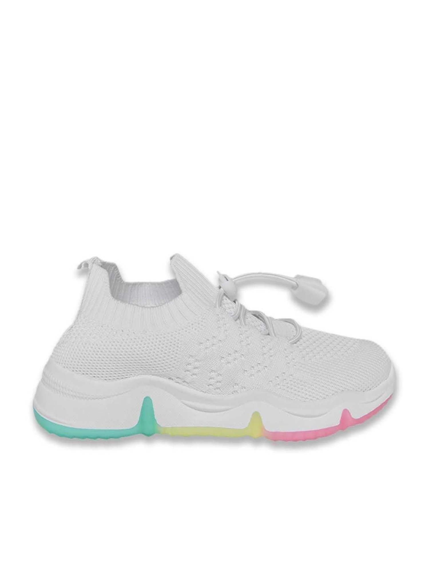 Pantaloons Junior White Lace Up Shoes