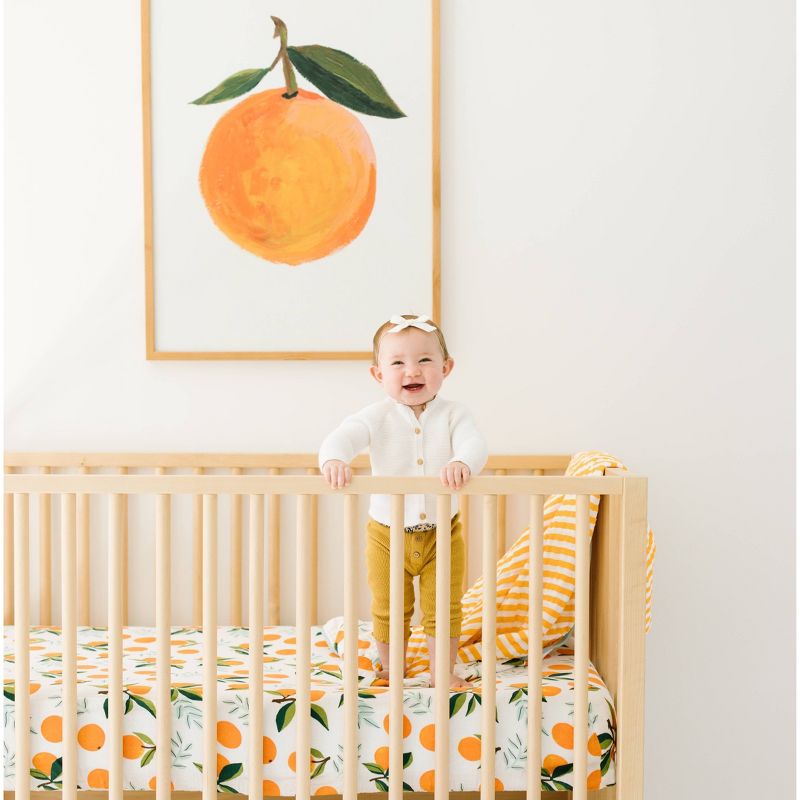 Clementine Kids Fitted Crib Sheet