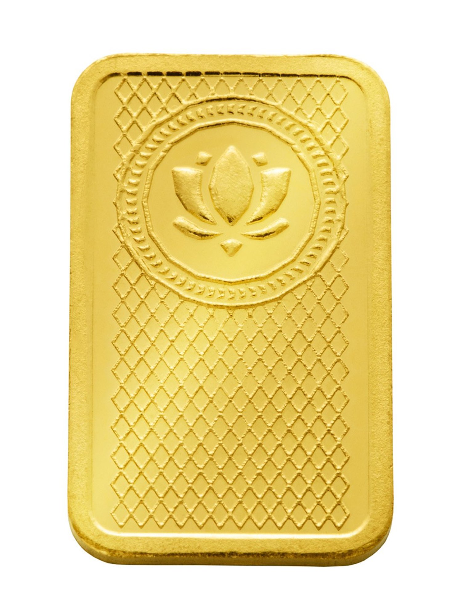 Kalyan Jewellers Lotus 24k (999) 100% Pure 10gm Gold Bar