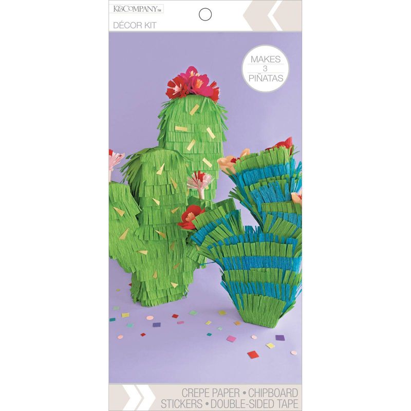 K&Company Cactus Crepe Paper Decor Kit
