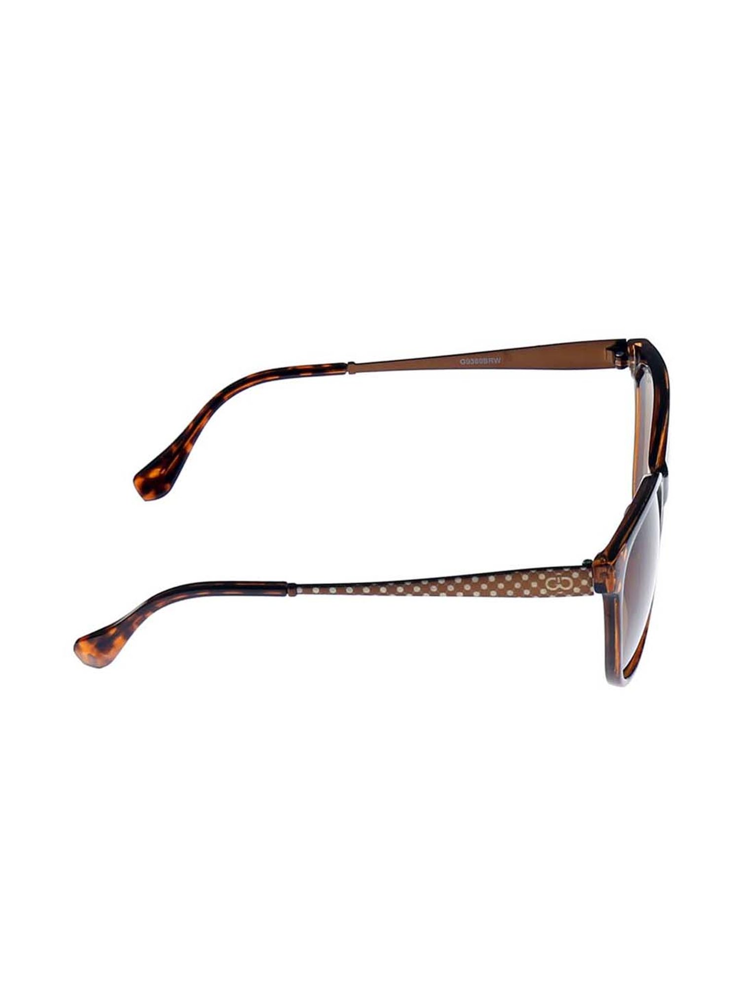 Gio Collection G9369BRW Brown Square Sunglasses