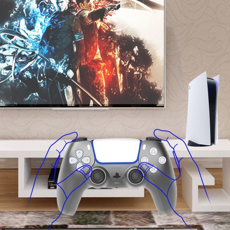 PS5 Controller Replacement Shells,  Custom DIY Faceplate Replacement Controller Housing Shell Case Set, PS5 Skin Wrap Cover Color Decoration Accessories for Sony Playstation 5 Dualsense