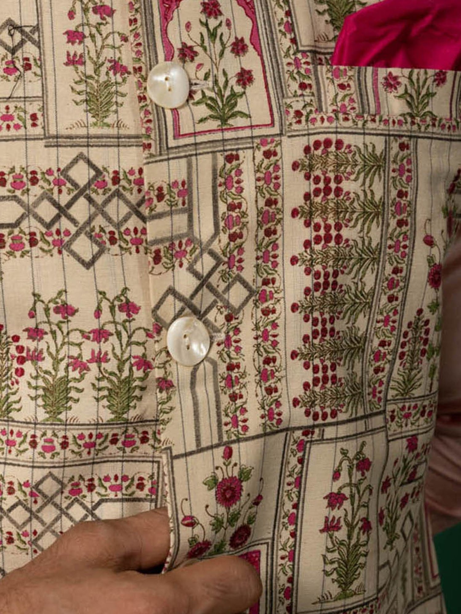 Sanwara Sea Green & White Cotton Regular Fit Chikankari Kurta Bottom Set