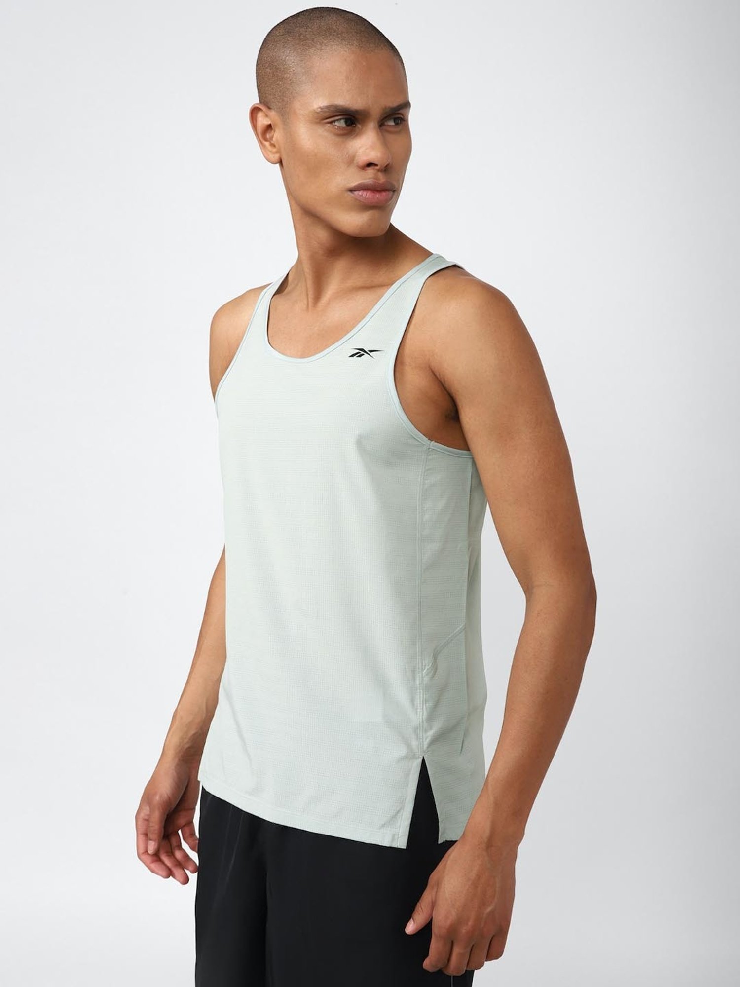 Reebok Blue Regular Fit Tank Tee