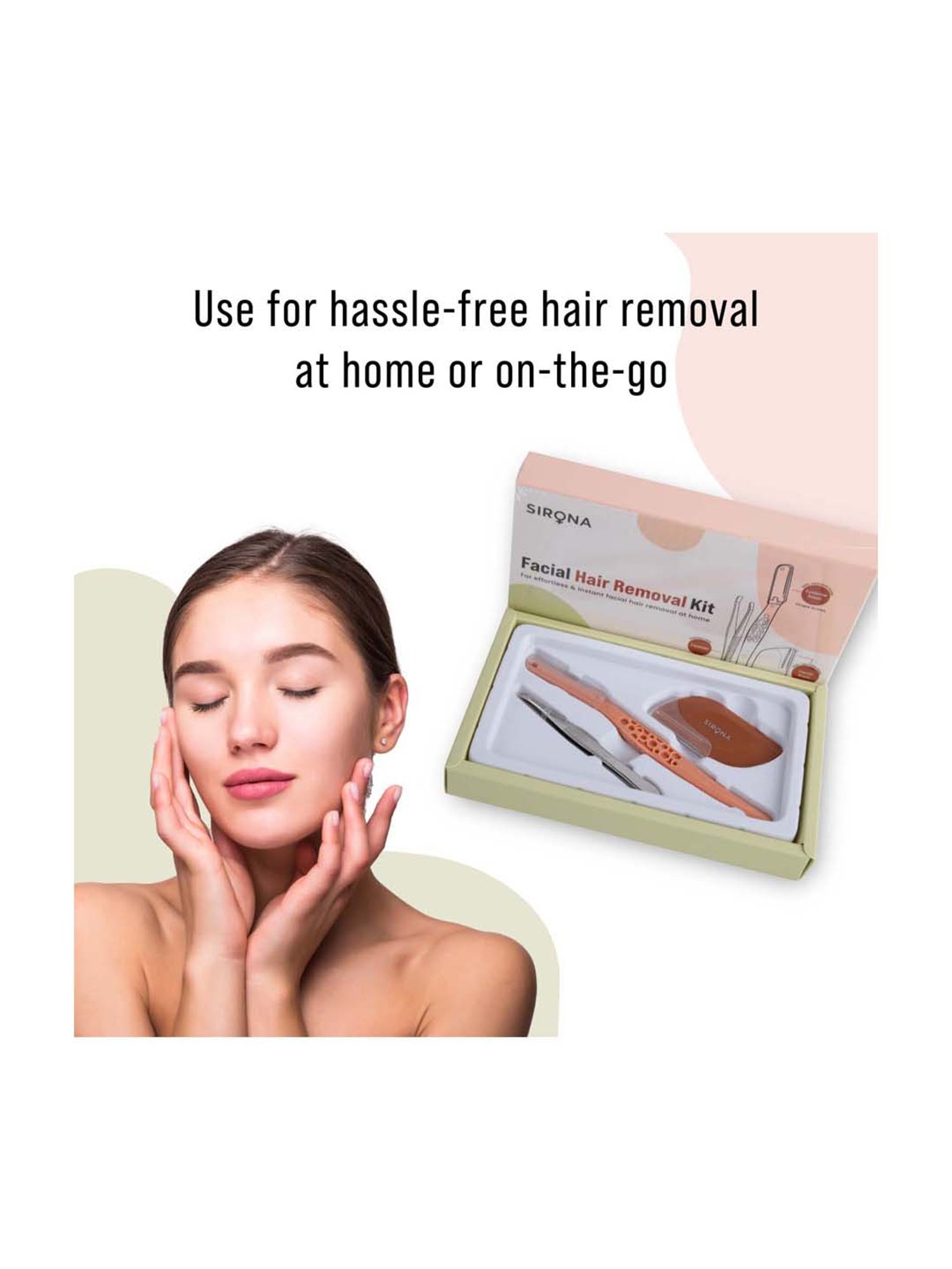 Sirona Reusable Facial Hair Removal Kit