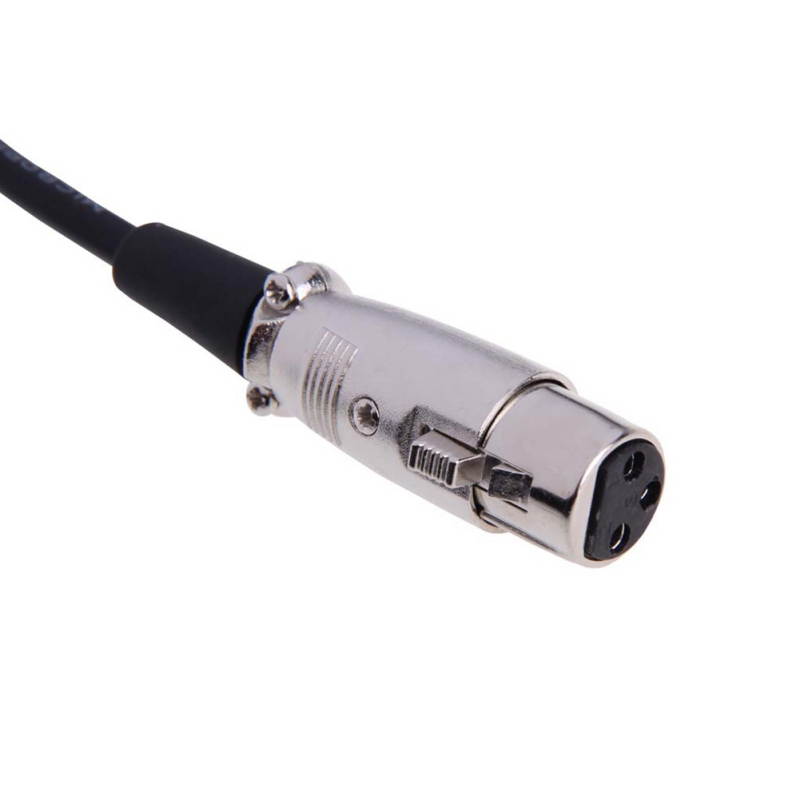 XLR Female Pins for Right Angle 1/8 XLR3F 3 Right angle 3.5mm TRS for DV Camera / Microphone mic (1pcs)