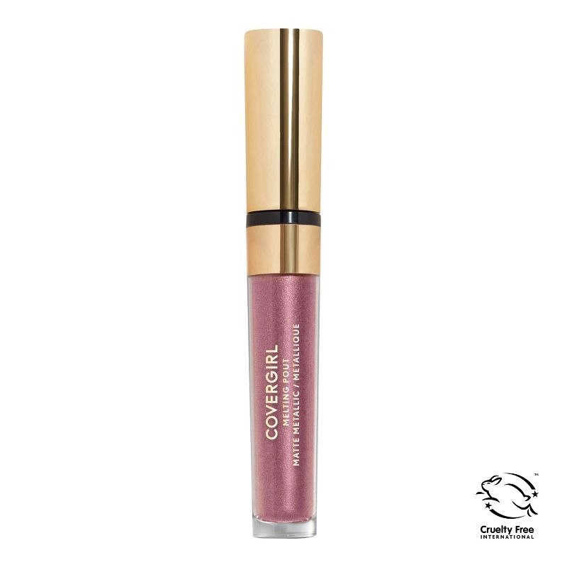 COVERGIRL Melting Pout Matte Metallic Lipstick - Pristine Queen - 0.44oz
