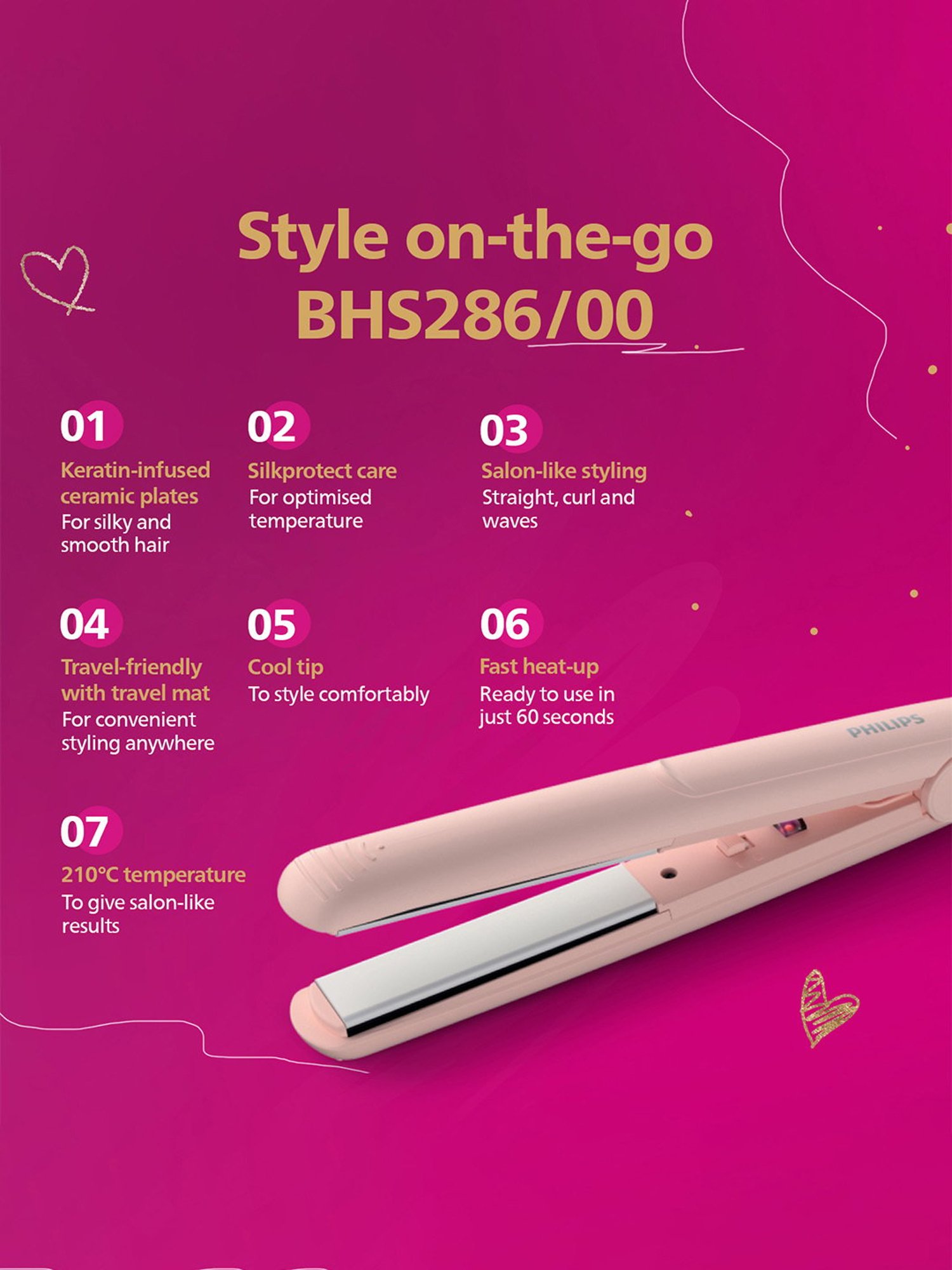 Asbah Professional Hair Straightener for Multiple Quotients