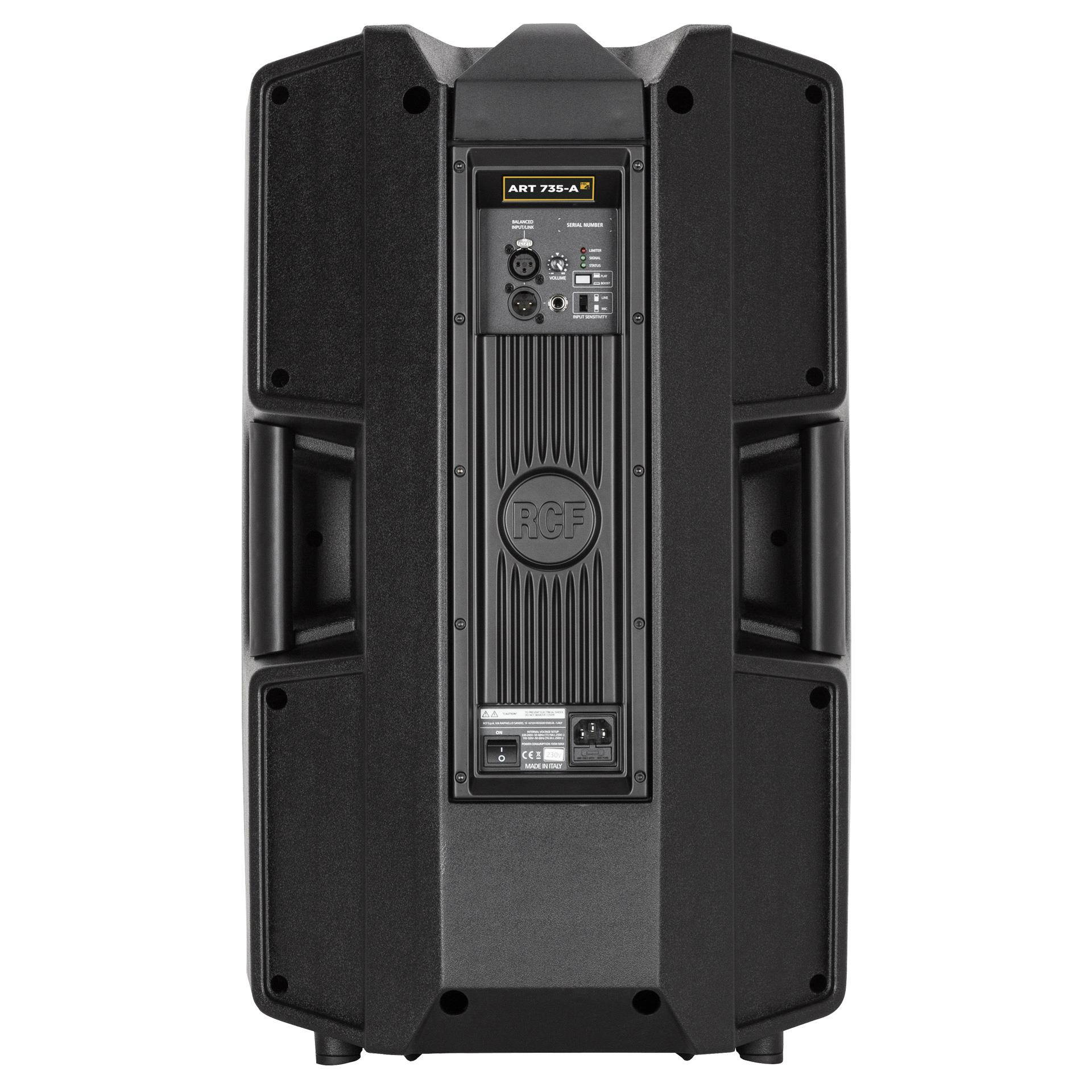 RCF ART 735-A MK4 15" 2-Way Active Speaker, 3" Driver Voice Coil, Single