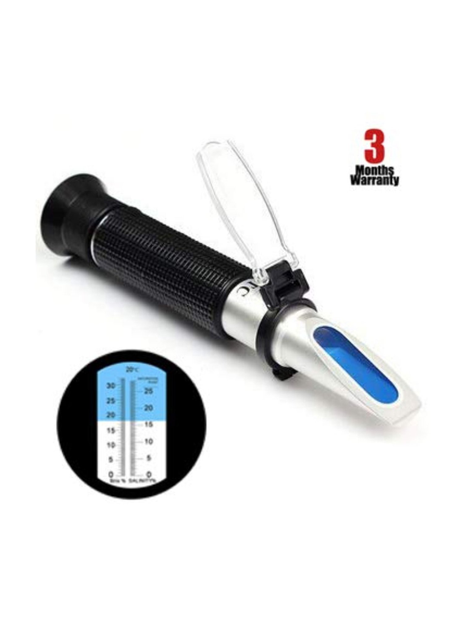 MCP Metal and Polypropylene Refractometer (Black)