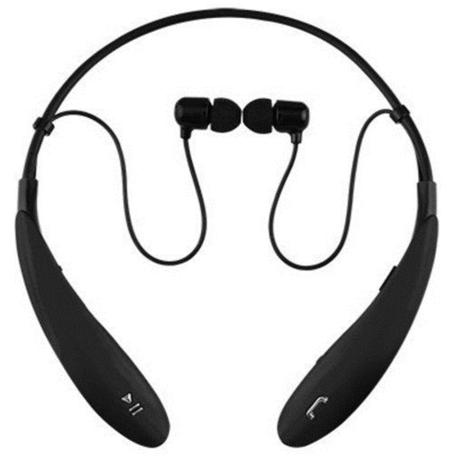 BT Wireless Hdphones w Mic Blk