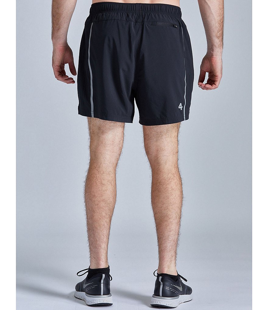 Fourlaps Mid-Rise Bolt 8#double; Inseam Training Shorts