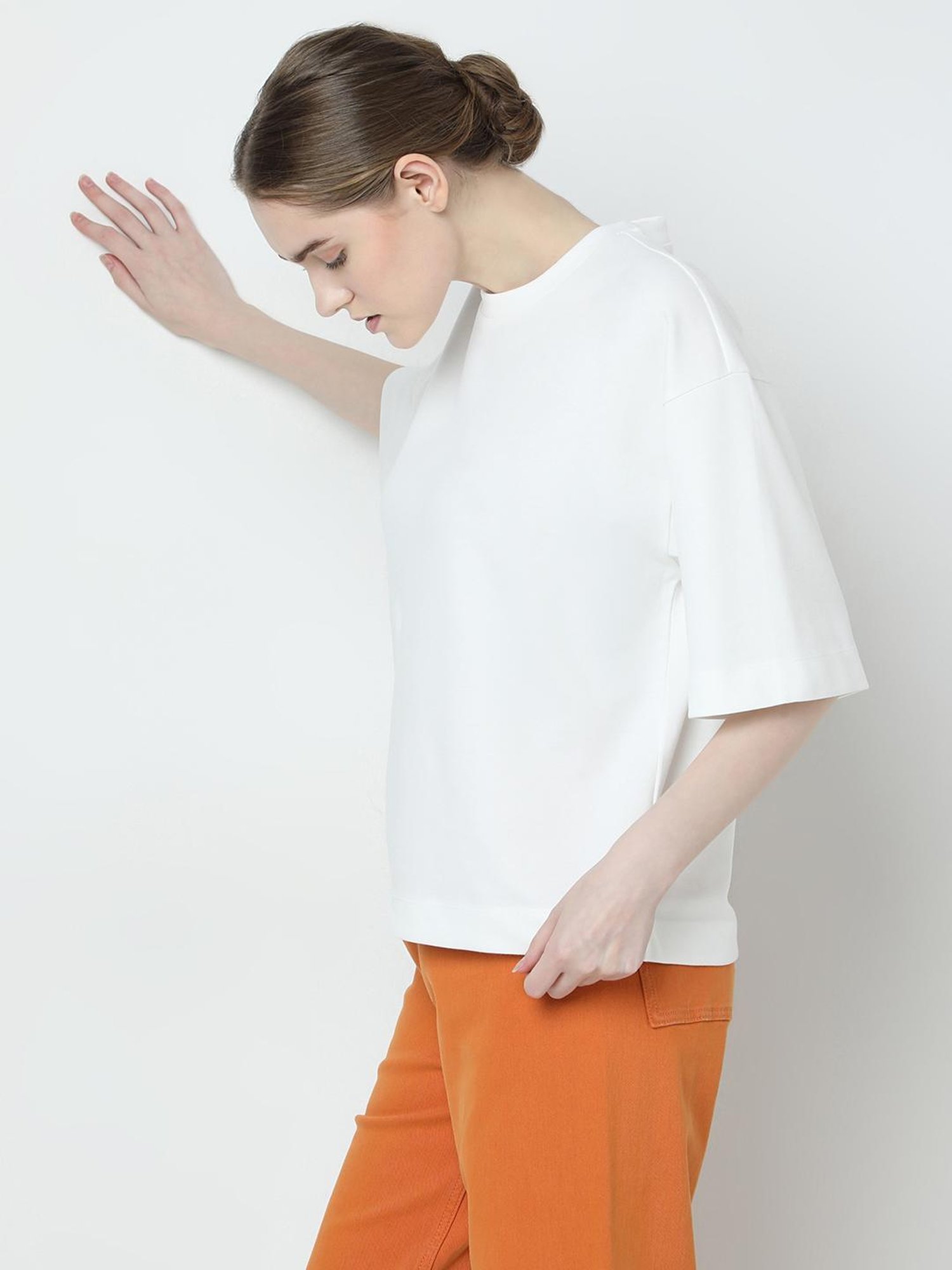 Vero Moda White Relaxed Fit T-Shirt