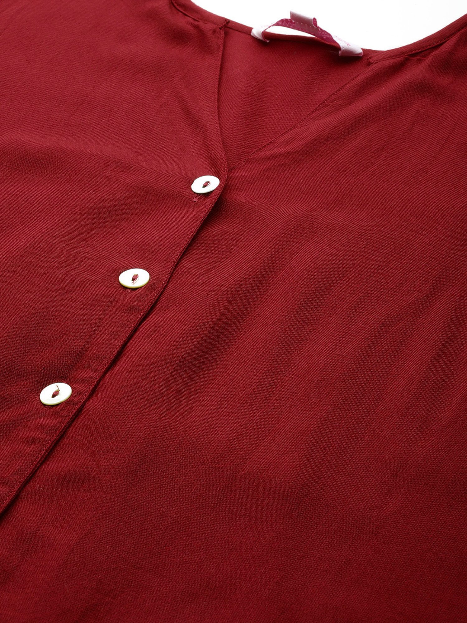 theRebelinme Maroon Regular Fit Shirt