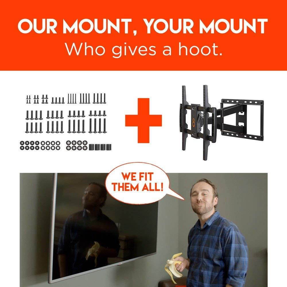 Echogear Universal TV Mounting Hardware Pack - Compatible with All TVs Up to 82" Including Samsung - Pack Contains M4, M5, M6, M8 TV Screws - Works with Any TV Mount