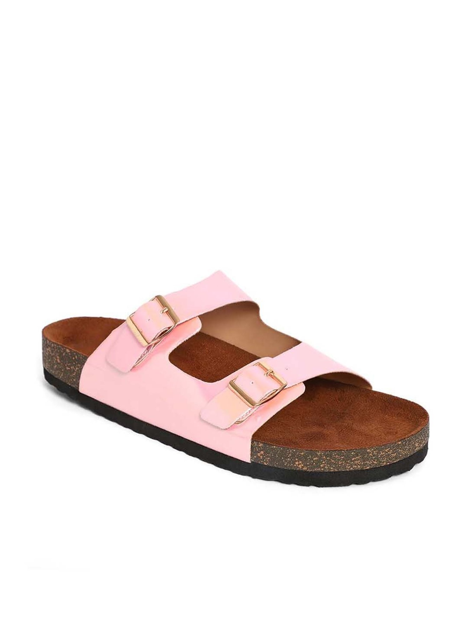 Mozafia Women's Light Pink Casual Sandals