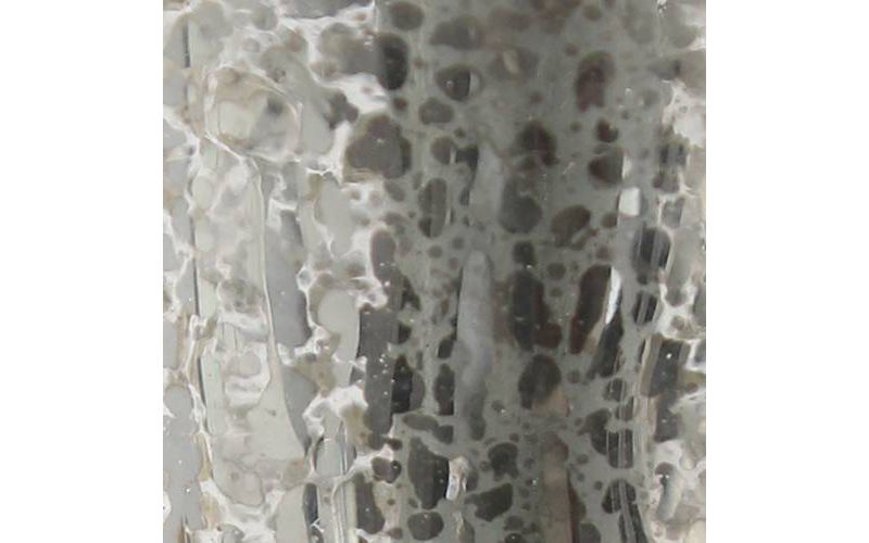 Speckled Mercury Tear Drop Table Lamp with Fabric Shade White - Lalia Home