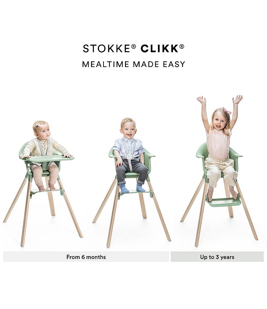 Stokke Clikk&trade; High Chair, Harness, & Tray Set