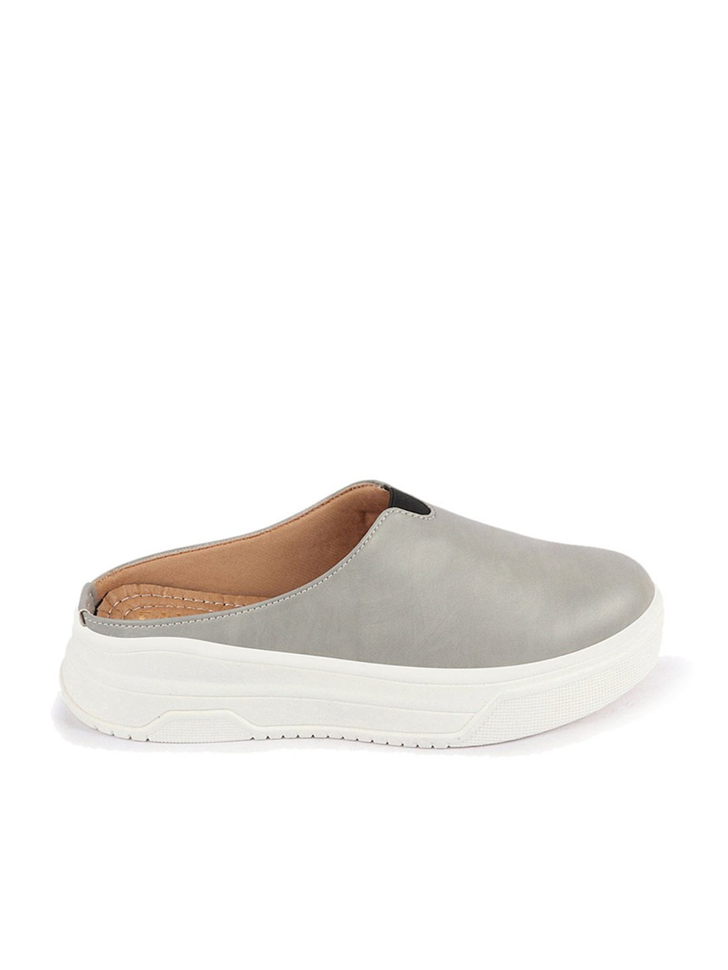 Fausto Women's Grey Mule Shoes