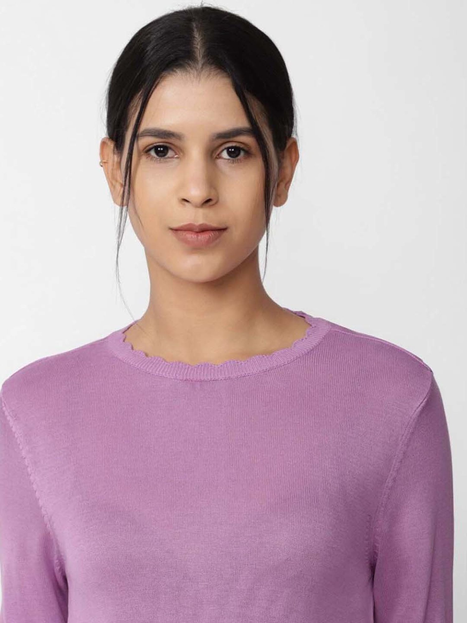 Van Heusen Purple Regular Fit Top