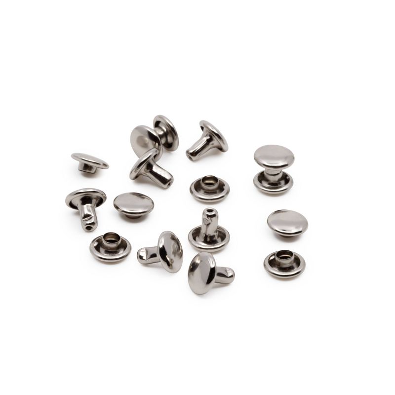 Dritz 120ct Rivets Double-Cap Tools Nickel