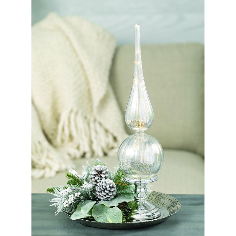 Rite Lite 11.75" Shabbat Candles Drip Rectangular Tray - Blue/Yellow