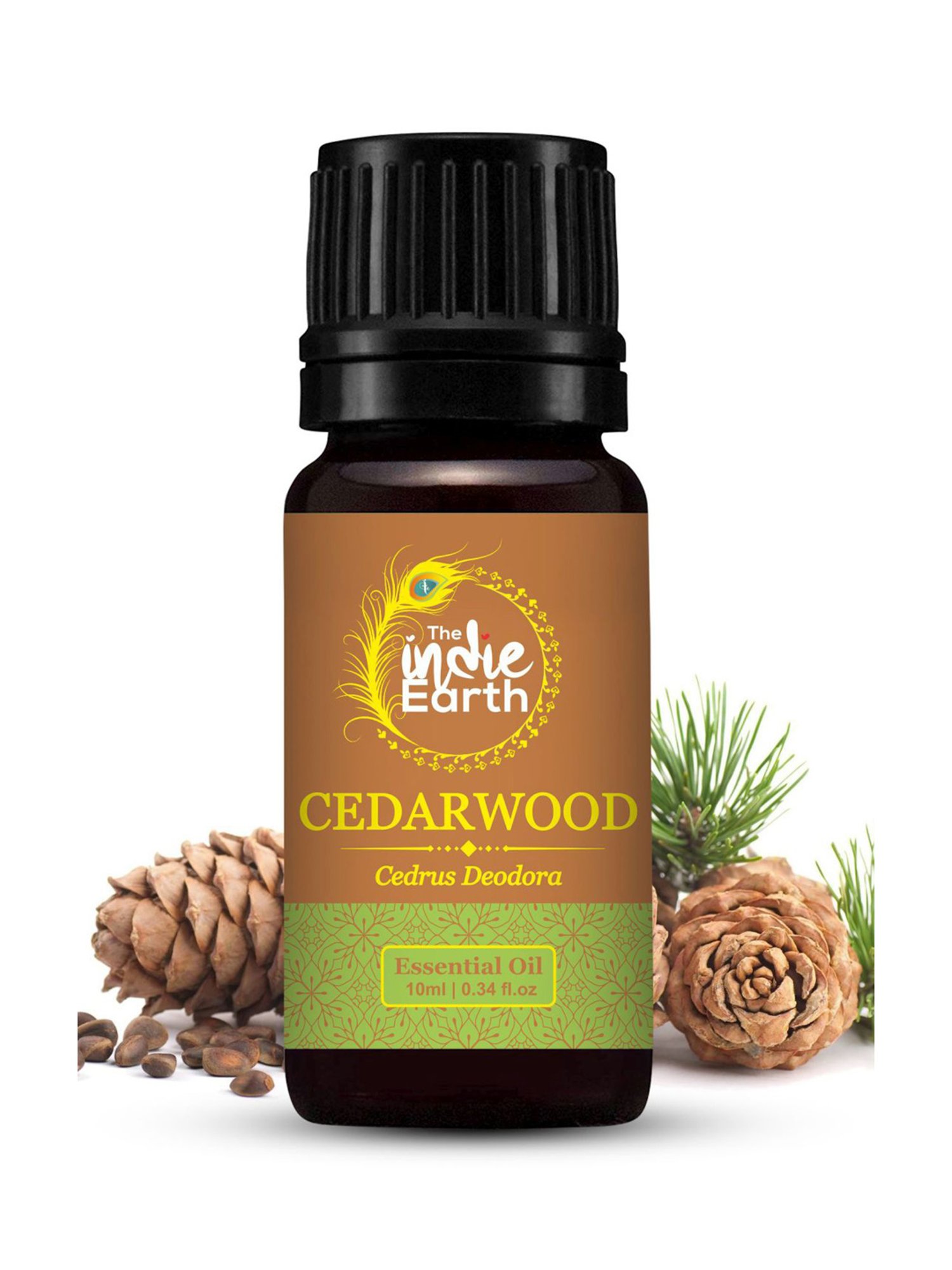 The Indie Earth Cedarwood Essential Oil - 10 ml