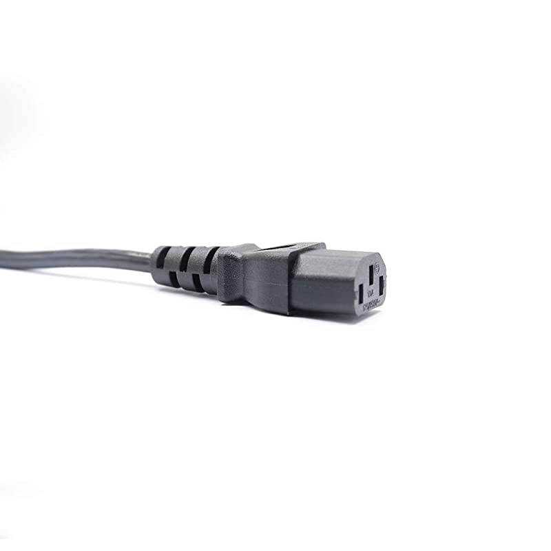 1.5Meter) Polarized US 3Prong Power Cable (NEMA 1-15P to IEC C13), for DVD Players, CD Players, Boomboxes, VCRs