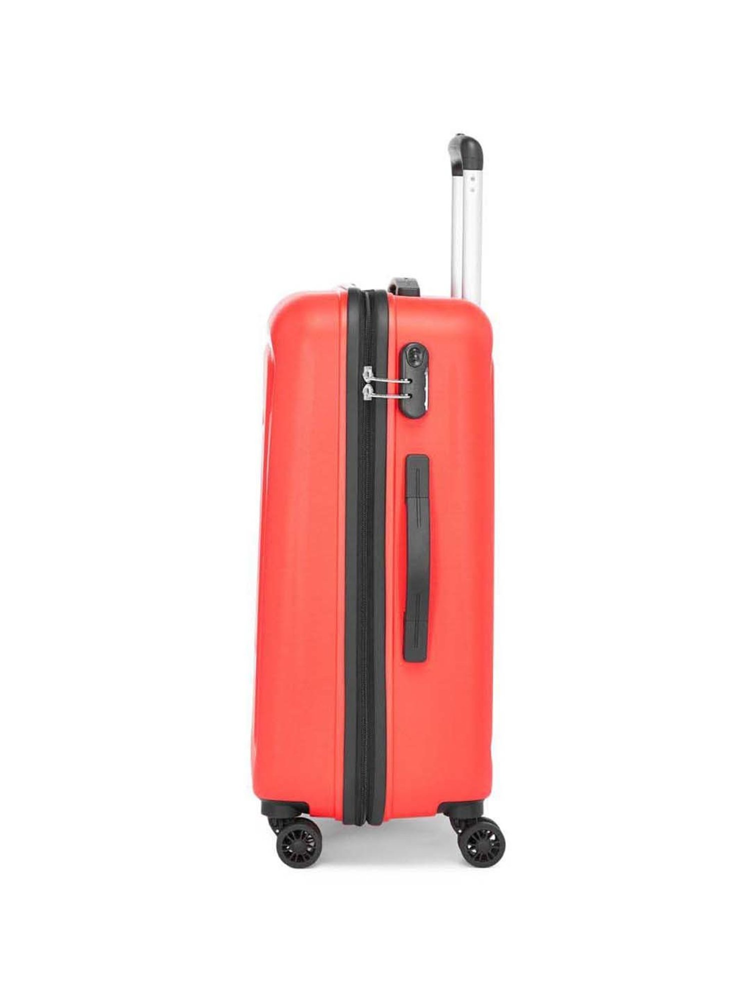 Aristocrat Endeavour Fiery Red TextuFiery Red Hard Medium Trolley Bag - 48 cm