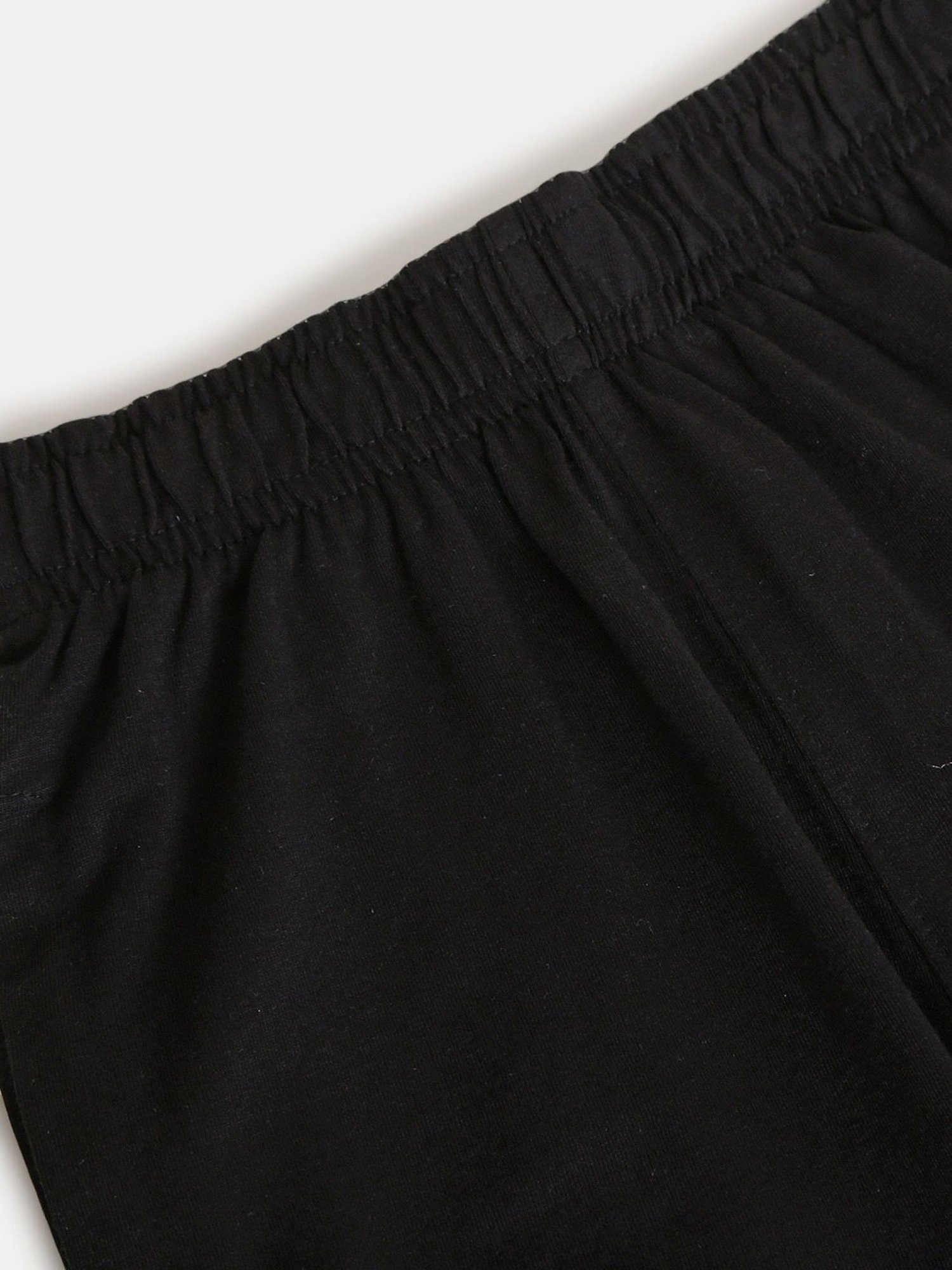 Sweet Dreams Kids Blue & Black Cotton Printed T-Shirt Set