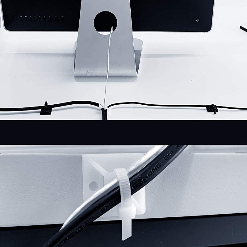 Tie MountZip Tie AdhesiveBacked Mounts stick on wire holder Screw Hole Anchor Wire Tie Base Holders