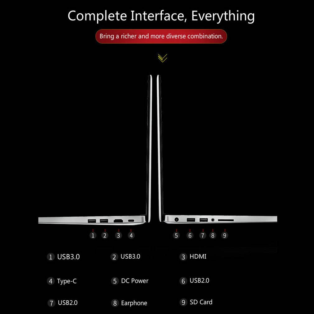 15.6-inch ultra-thin business office laptop Intel Pentium 4405U RAM 8GB + ROM SSD 512GB solid state drive 2G discrete graphics,15.6-inch computer bag plus power pack