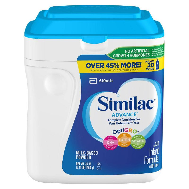Similac Advance Infant Formula with Iron Powder - 34oz
