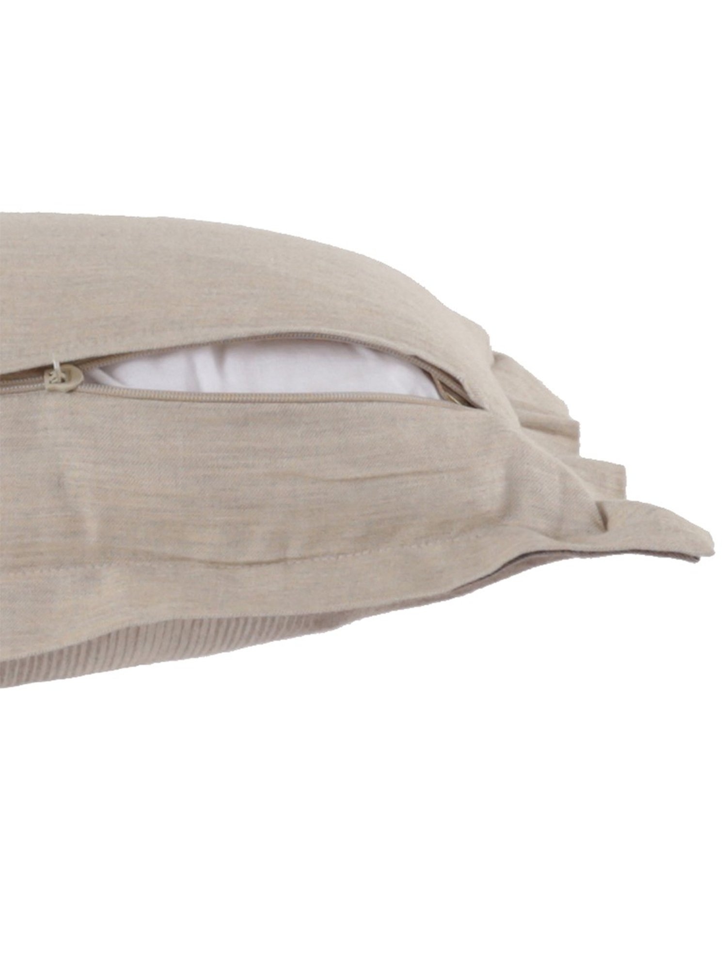 Maspar Cotsmere Rhythmic Solid Brown 300 TC Cotton Cushion Cover