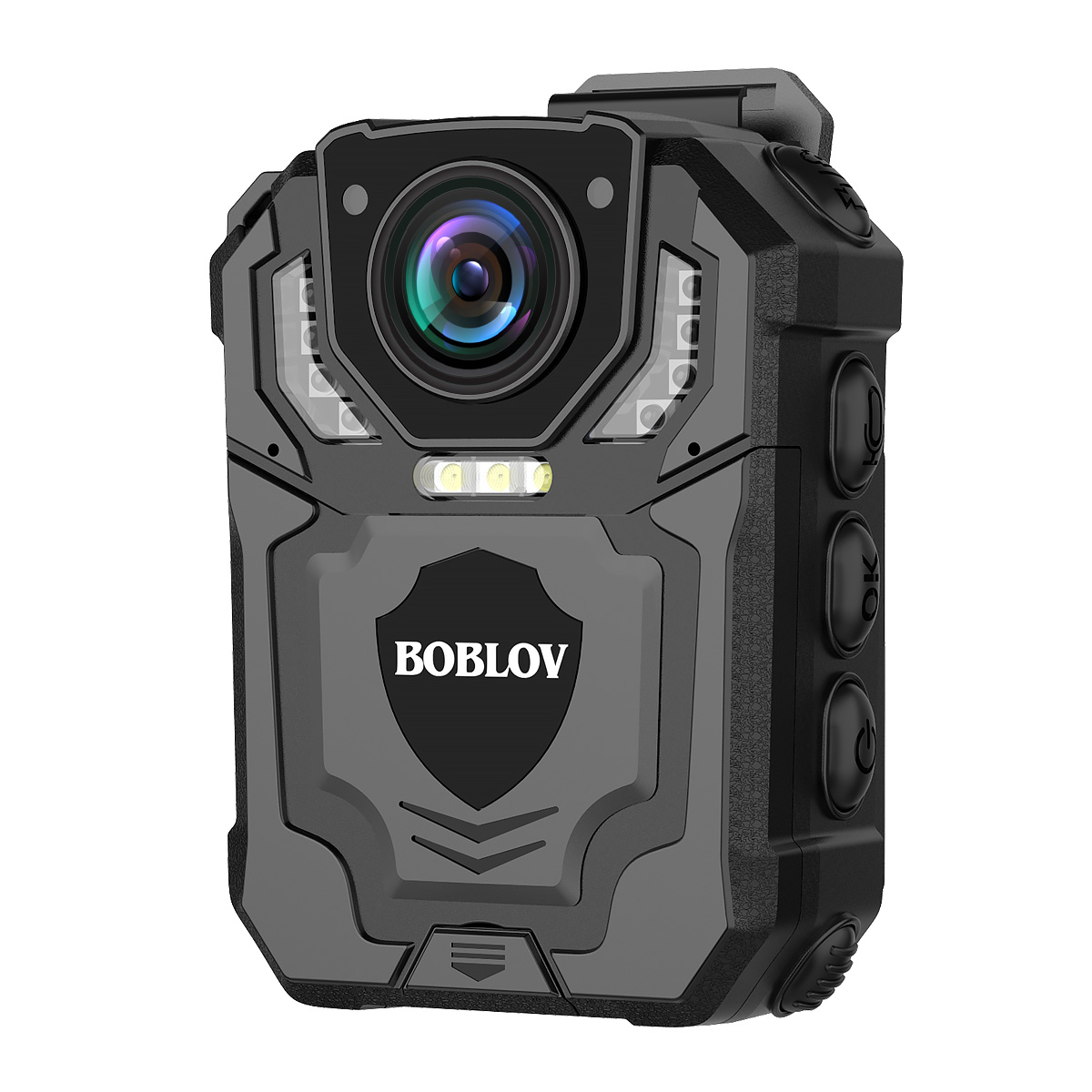 BOBLOV T5 1296P Body Camera with Audio Recording Wearable Police Body Camera for Law Enforcement, Night Vision, Loop Recording, Expand Memory Supported Max 128G