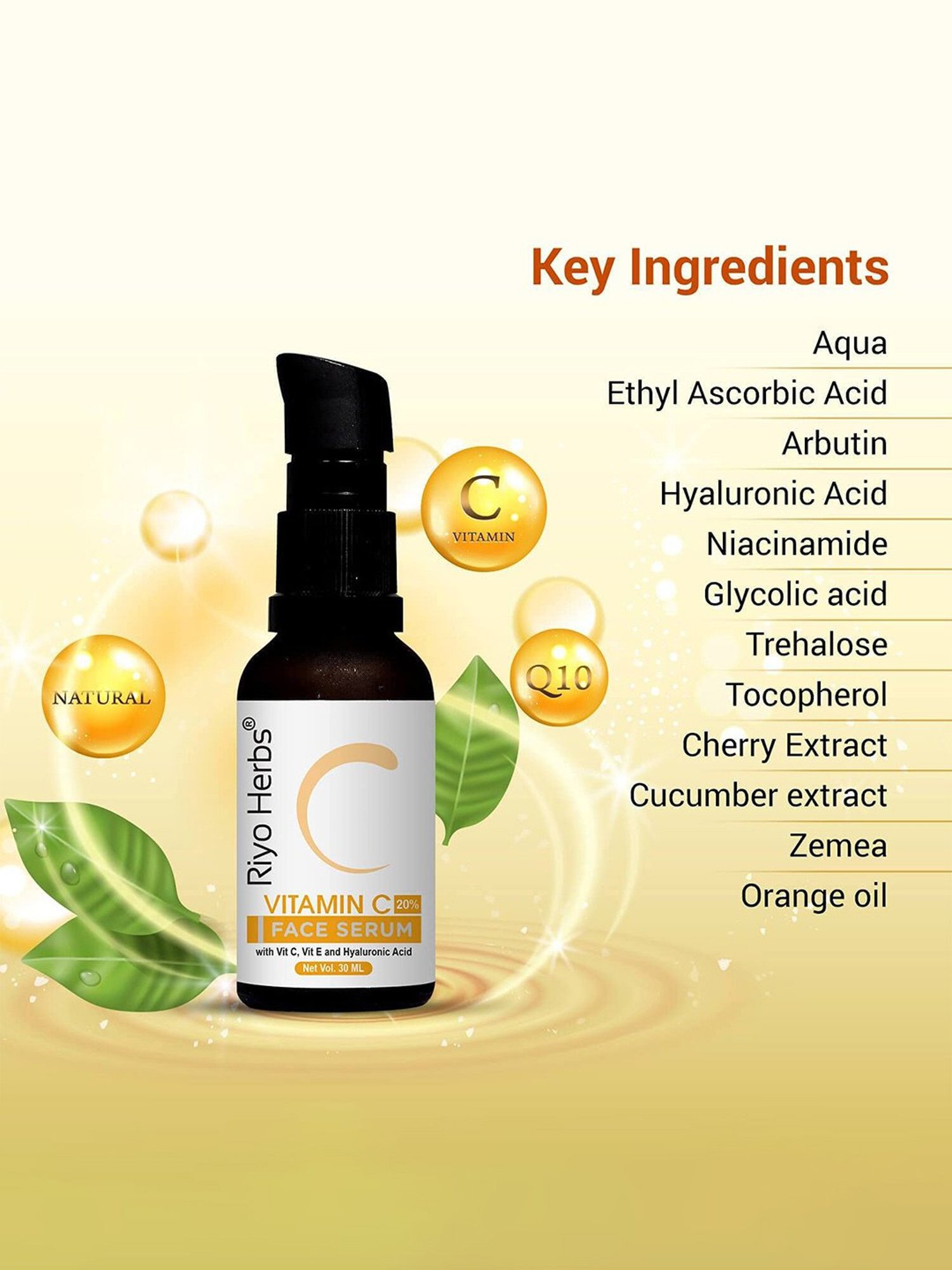 Riyo Herbs Vitamin C Face Serum - 30 ml