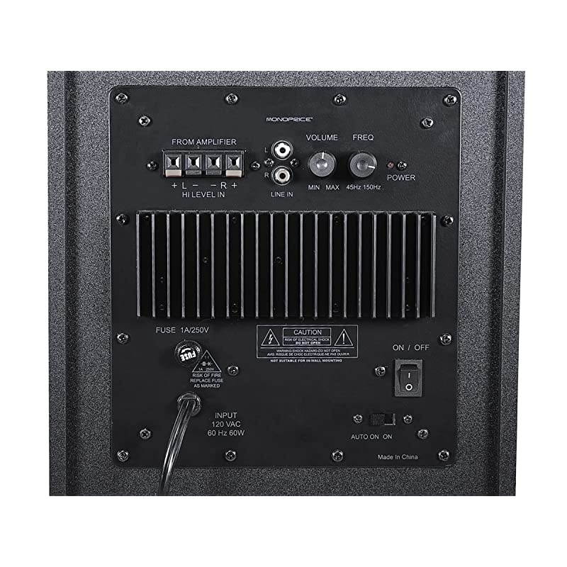 51 Channel Home Theater Satellite Speakers And Subwoofer Black