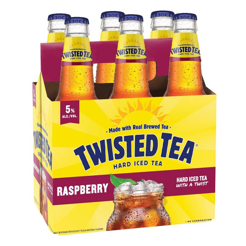 Twisted Tea Raspberry Hard Iced Tea - 6pk/12 fl oz Bottles