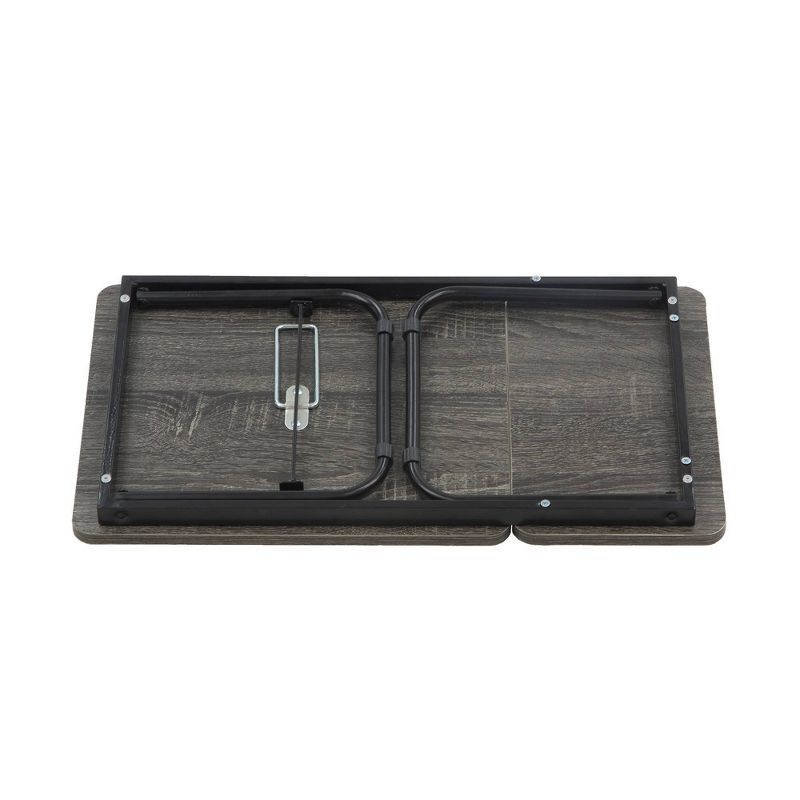 Core Laptop Tray Table Gray Oak/Black - Jamesdar