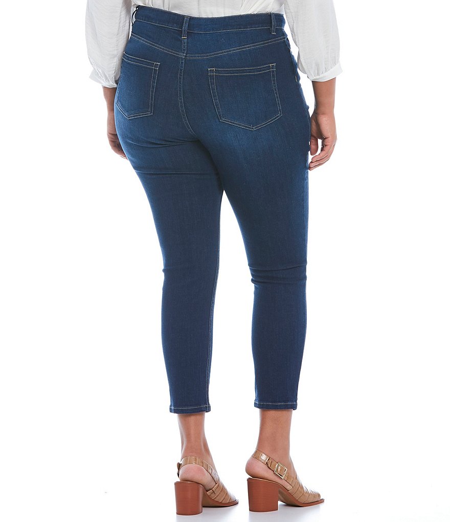 Ruby Rd. Plus Size Super Soft Stretch Denim Straight Leg Jeans