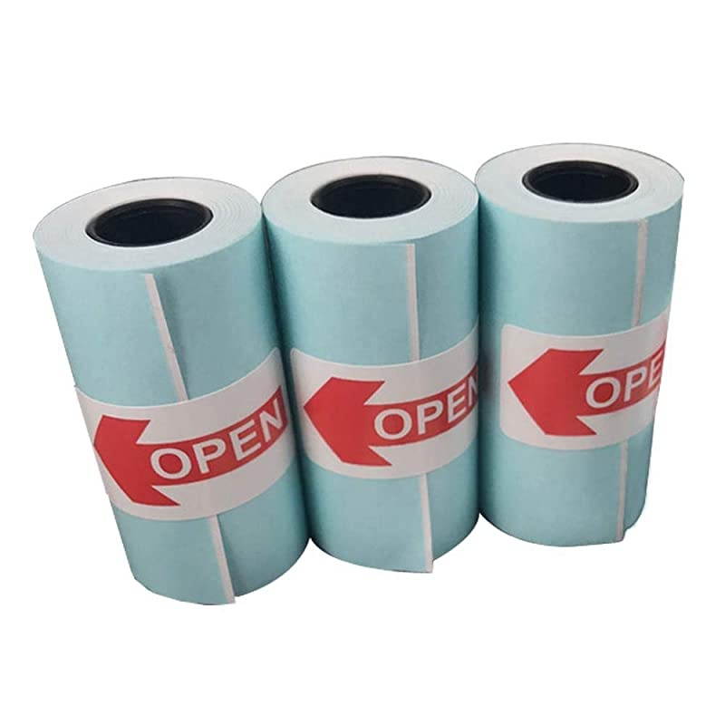 Thermal Paper Rolls 57 x 30mm Sticker Thermal Paper for Paperang Mini Photo Printer 3 Thermal Paper for Fun Study Work Small Size for Mini Printer