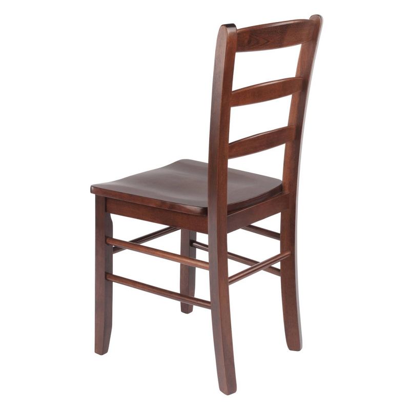Set of 2 Ladder Back Chair Antique Walnut - Winsome