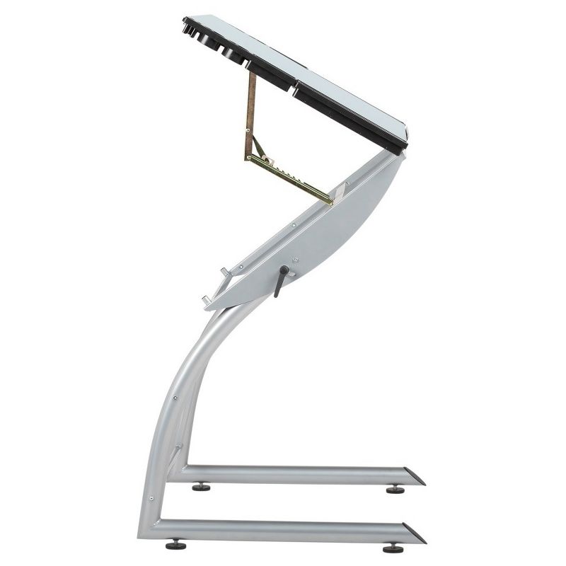 Triflex Drawing Table Soft Silver - Studio Designs