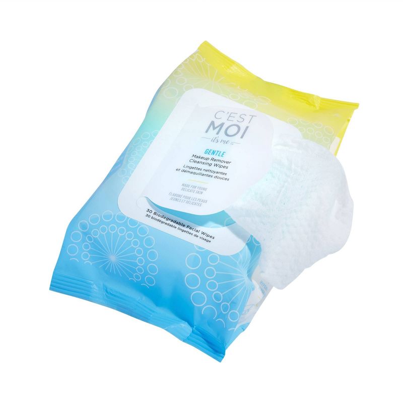 C'est Moi Gentle Makeup Remover Cleansing Wipes - 30ct