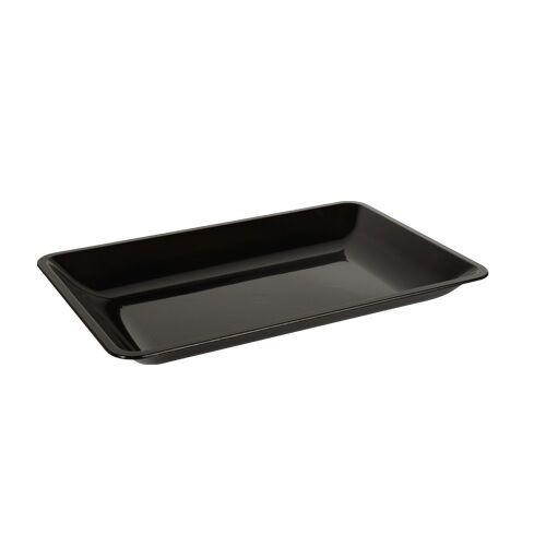 Fineline Settings 3518-BK, 12x18-Inch Platter Pleasers Black Plastic Rectangular
