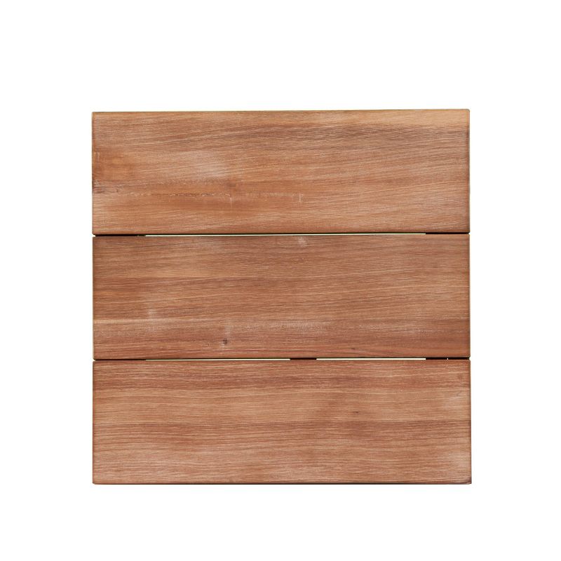 Rockshire 2pk Outdoor Bar Stools Natural/Black - Aiden Lane