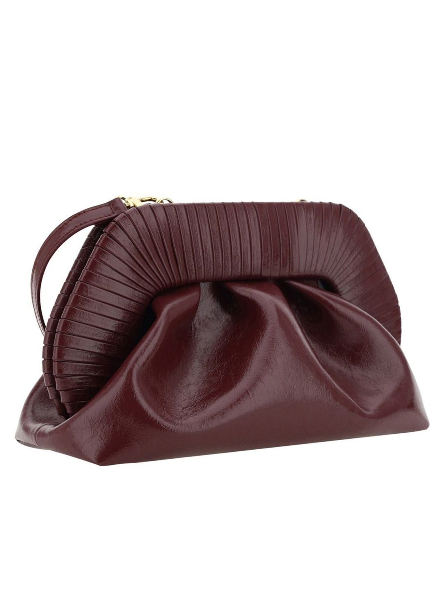 Themoire Marsala Tia Clutch
